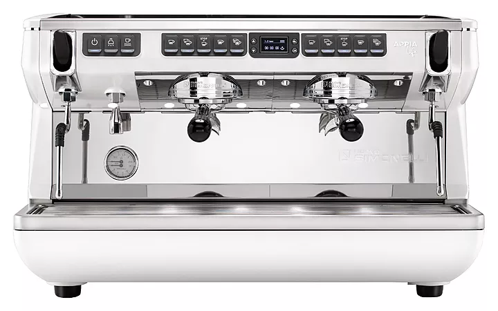 Кофемашина Nuova Simonelli Appia Life XT 2Gr V белая, высокие группы, автомат