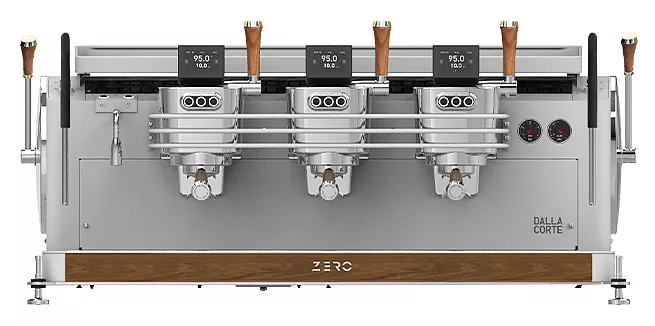 Кофемашина Dalla Corte 1 MC ZEROCL 3 WW 400 белый, грецкий орех