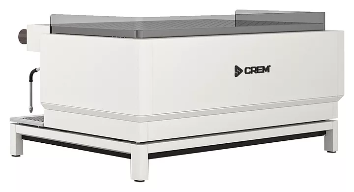 Кофемашина Crem EX3 3GR Display TA белая, высокие группы, грецкий орех