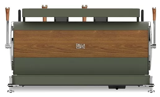 Кофемашина Dalla Corte 1 MC ZEROCL 2 VOW 400 оливковый хаки, грецкий орех