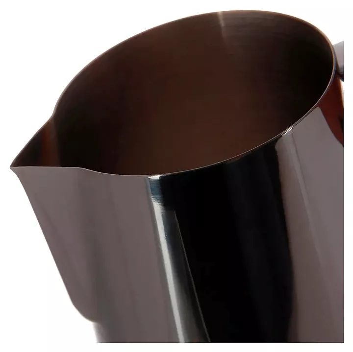 Кувшин для молока (питчер) Classix Pro ElectroSharp на 600 мл, чёрный металлик