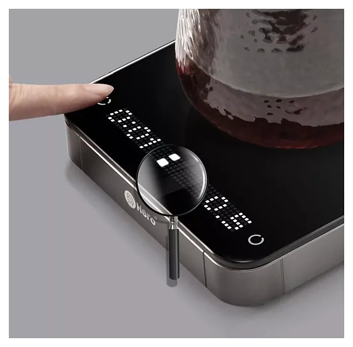Весы для кофе ZeroHero Coffee scale черные, с силиконовым ковриком