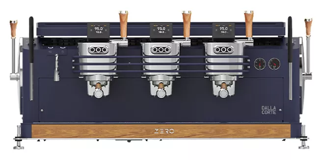 Кофемашина Dalla Corte 1 MC ZEROCL 3 NBO 400 синее море, дуб