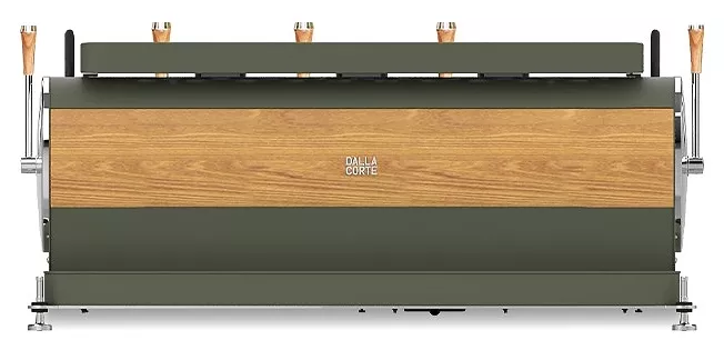 Кофемашина Dalla Corte 1 MC ZERO 3 VOK 400 оливковый хаки, дуб